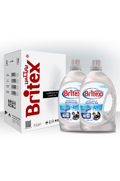 Britex Laundry Gel ( Sensitive ) Pack of 2 ( 6L Carton )