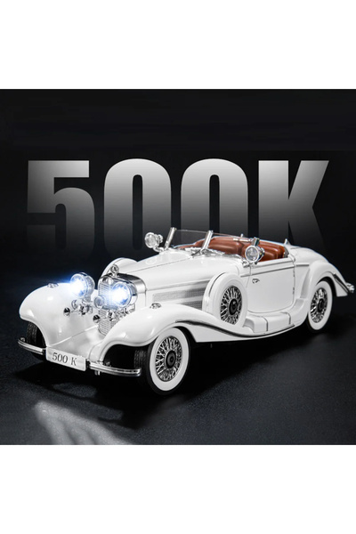 CeymSTecH CeymSTech_Mercedes-Benz 500K (W29) Klasik Araba Modeli 1:18 Ölçek K...