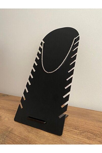 ÇAKRA Ahşap Kolye -Takı Standı 3mm (30x14cm)