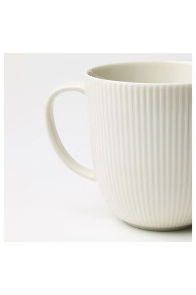 IKEA 4Pcs Mug Cup 310 ml Off White