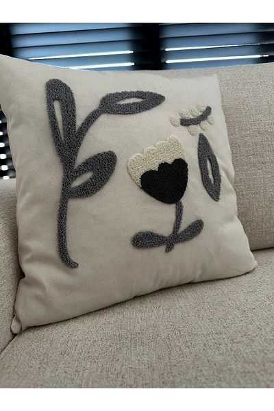 NURHAN HOME COLLECTION Κεντημένο κάλυμμα μαξιλαριού ριχτάρι 1 τεμαχίου