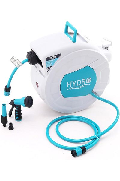ALAYED 1/2" Ayed 40M Automatic Winding Reel for Garden Irrigation, Car Washing and Cleaning