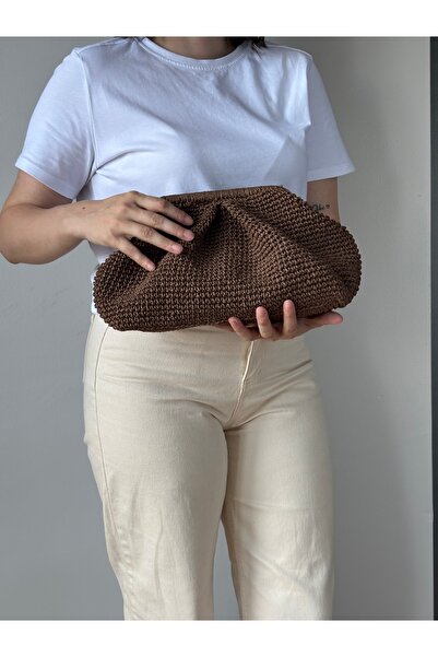 Genel Markalar Çanta/ El Örgüsü Çanta / El Yapımı Çanta / Yazlık Çanta /burslu Clutch Çanta /clutch Bag /saddle Bag