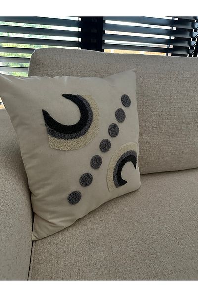 NURHAN HOME COLLECTION Κεντημένο κάλυμμα μαξιλαριού ριχτάρι 1 τεμαχίου