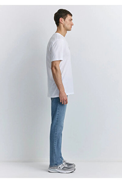 Mavi Air Printed White T-Shirt Regular Fit / Regular Cut 0612759-671