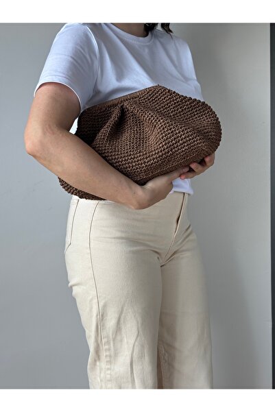 Genel Markalar Çanta/ El Örgüsü Çanta / El Yapımı Çanta / Yazlık Çanta /burslu Clutch Çanta /clutch Bag /saddle Bag