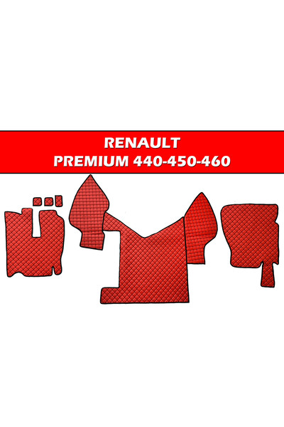 Generic Brand رينو بريميوم 430-440-450-460 (2006-2014) سجادة جلدية (أوتوماتيك...