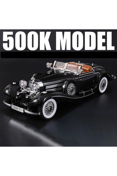 CeymSTecH Mercedes-Benz 500K (W29) Klasik Araba Modeli 1:18 Ölçek Koleksiyone...