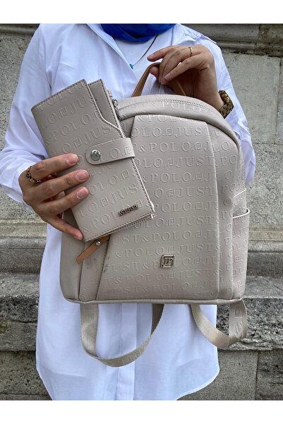 Just Polo Women's Siyan 9 Compartment Medium Size Sports School Daily Bag