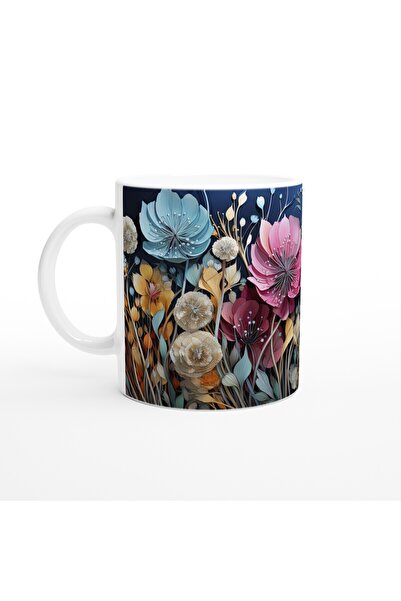 Generic Brand Night Garden Flowers Mug