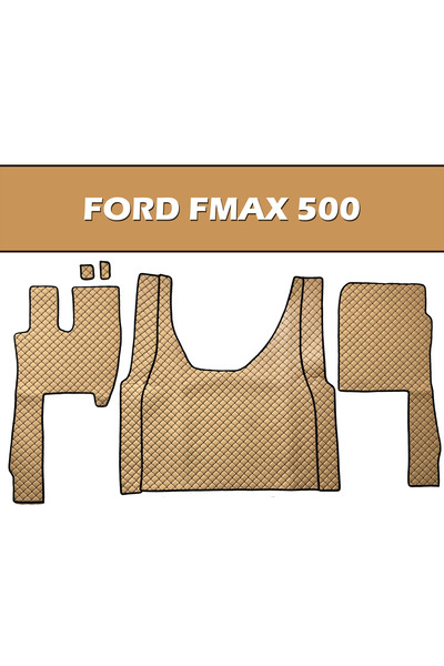 VIPTIRSHOP فورد FMAX (2018-2025) سجادة مبطنة بالجلد (أوتوماتيك)