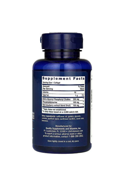 Life Extension , Cognitex Alpha GPC, Multi-Nutrient Formula for Brain Health Support,30 Softgels