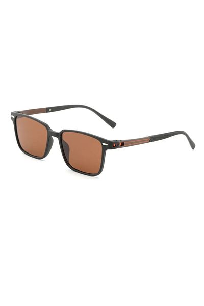 Pierre Lotus Pi̇erre Lotus Handle Metal Handle Polarized Glass Unisex Sunglasses