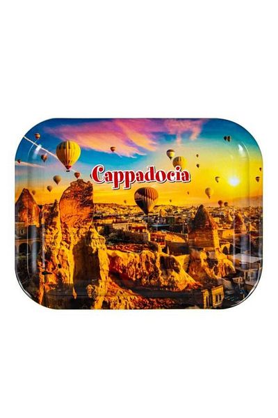 GRANDSTORE Cappadocia Patterned Metal Tray
