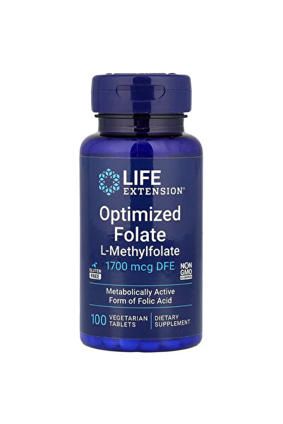 Life Extension Optimized Folate – L-methylfolate – Heart & Brain Support, 170...