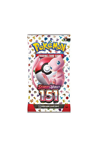 Pokemon TCG 151 Booster Pack 1 adet Lisanslı Oyun Kartı