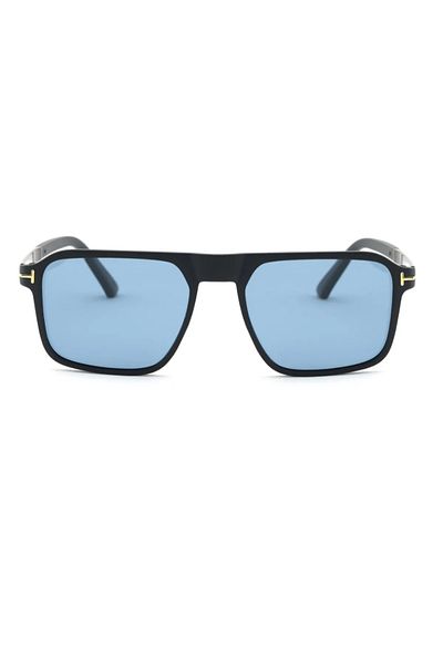 Pierre Lotus Pi̇erre Lotus T.Ford Blue Polarized Glass Sunglasses Plg1101.