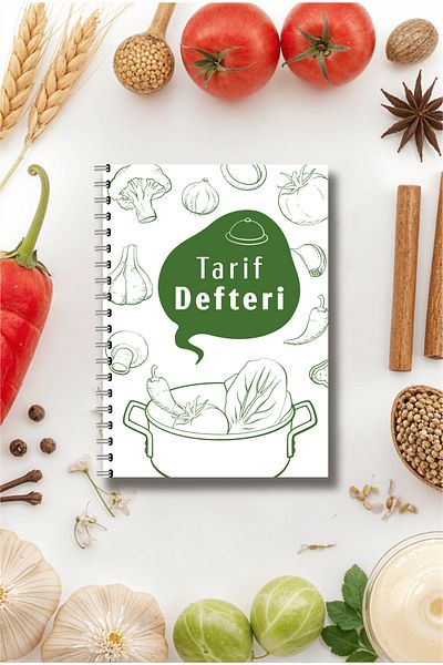BULUT DİJİTAL Cookbook /100 Leaves /15 cm X 21 cm