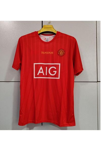 Flextreme M.U.T.D Cristiano Ronaldo 2008 Season-Red Short Sleeve Adult Soccer Jersey