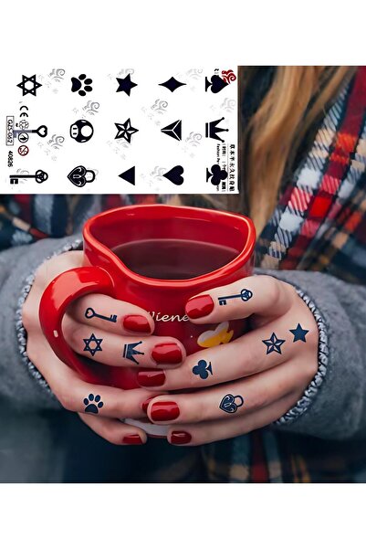 Mecit Tuhafiye 1 AY KALICI MİNİMAL PARMAK GEÇİCİ DÖVME