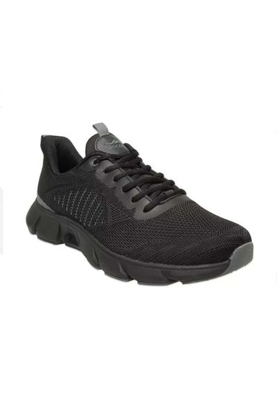 Lescon Meru Men's Flex Sneakers. - Lescon - Meru - Black - St00215-Black-43