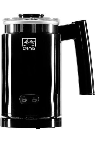melitta CREMIO Premium Milk Frother | For Cold & Warm Milk Coffee | Electric Milk Steamer | Soft Foa
