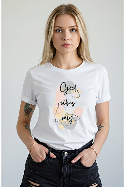 PARUNIV Дамска тениска, Само добри вибрации