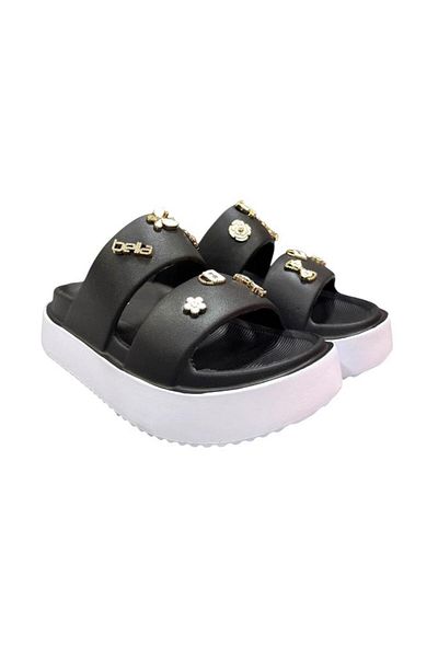 Estiva Akınalbella Accessory Daily Double Striped Slippers