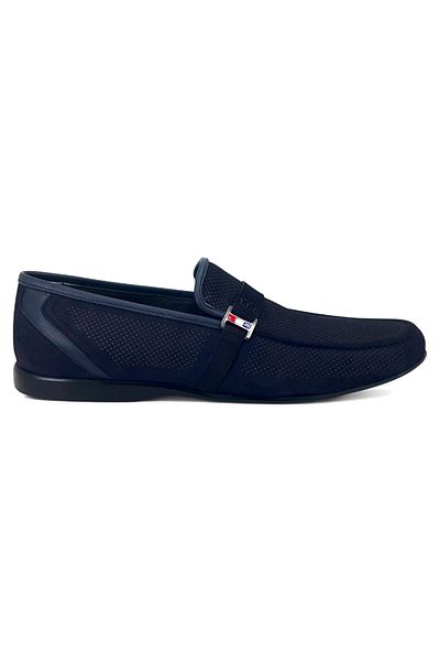 Fosco 9122 25YA Pantofi casual pentru bărbați, albastru nubuc