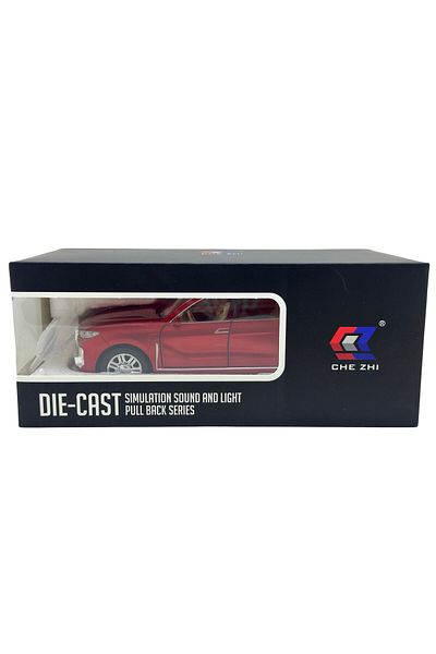 JPT Red BMW X7 metal model with smoke, sound, lights, opening doors