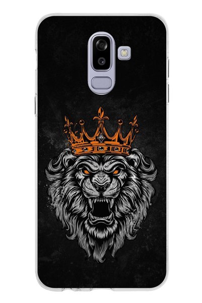 TechTree حافظة سامسونج جالاكسي J8 - A6 PLUS المتوافقة مع روح الذئب من السيليك...