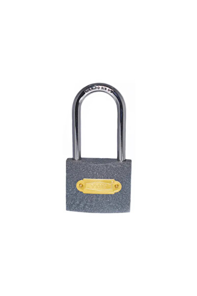 YNT İthalat Ymk Eco Gray Cast Long Hook Padlock 25mm