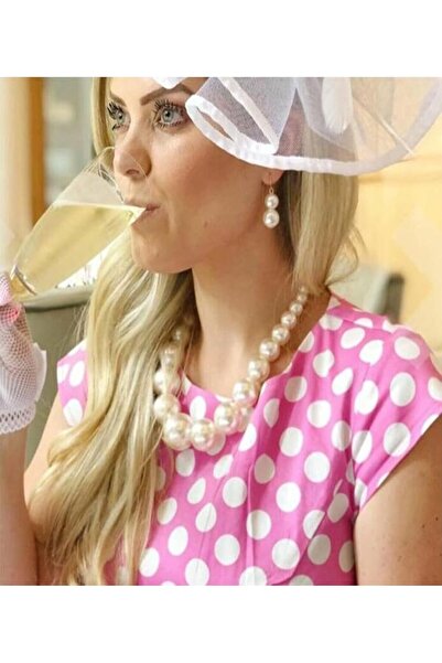 TUHAM AKSESUAR Vintage Large Pearl Jewelry Set