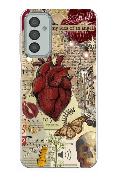 TechTree Samsung Galaxy M13 - M23 Compatible Vampire Diaries Vintage Transpar...