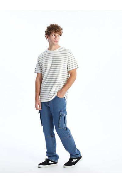 LC Waikiki Tricou pentru bărbați din bumbac pieptănat cu matriță standard