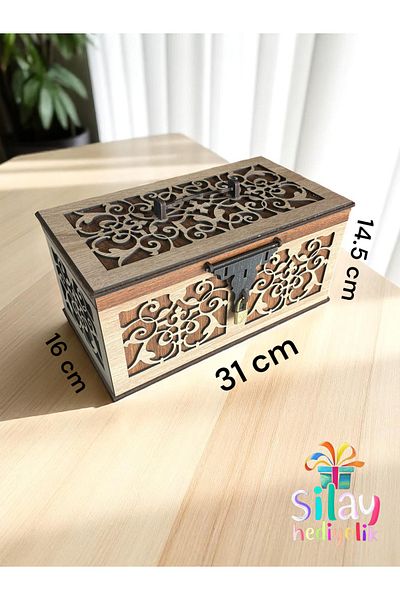 sly Decorative Treasure Chest 31X16.5X14.5 cm Dimensions