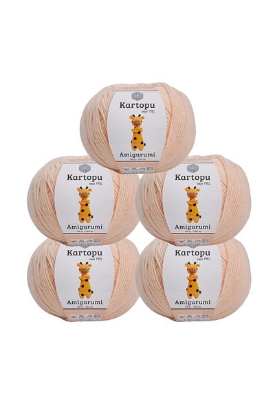 Kartopu Amigurumi Knitting Yarn 5 Pack – Color for Amigurumi Toy, Blouse, Bag and Home Accessory