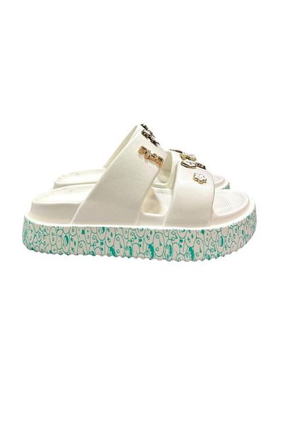 Estiva Akınalbella Accessory Daily Double Striped Slippers