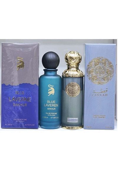Laverne Perfumes Package - Qissa Ambouri 200ml & Laverne Blue New Edition 200ml Unisex