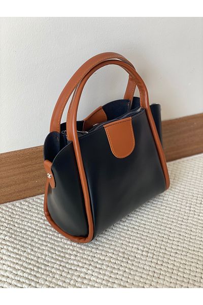 Bagzone Women's Shoulder Bag with Extra Circle with Magnetic Closure