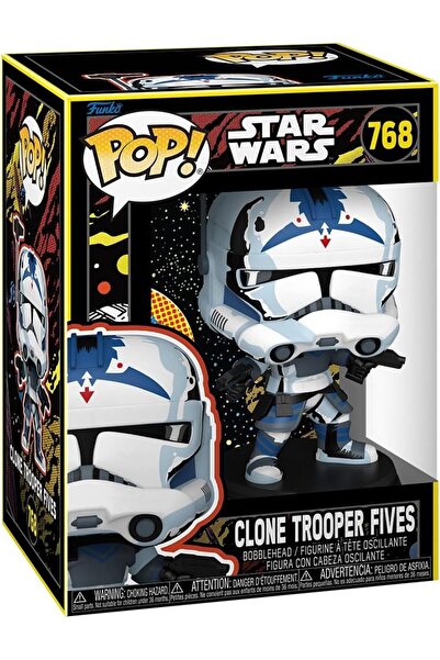 Funko Pop Disney Star Wars Clone Wars Clone Trooper Fives Retro