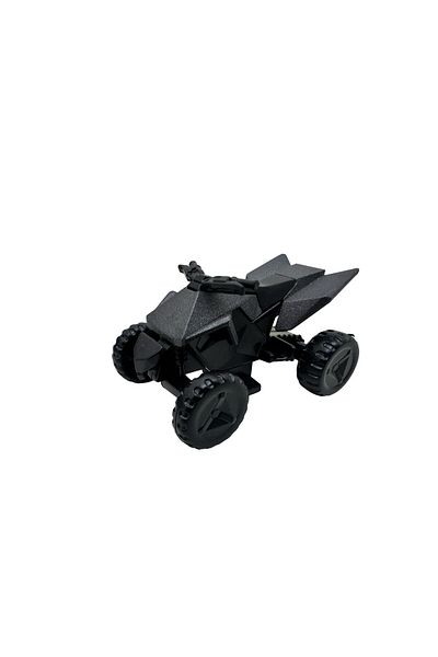 JPT Gray Tesla Cybertruck metal model with metal atv 1:32 with sound, lights, opens doors