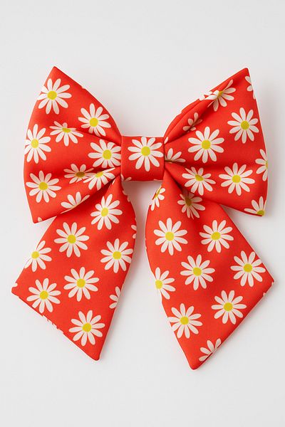 MakeWell Daisy Patterned Colorful Clip Bow Buckle