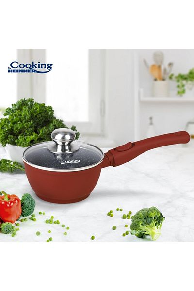 Heinner 1.3 L Saucepan with Cast Aluminum Lid 16 cm Induction