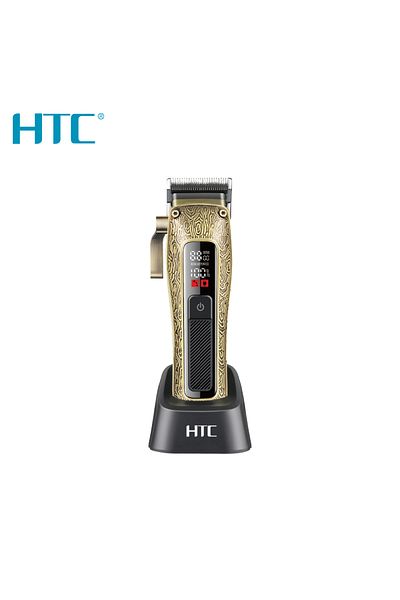 HTC AT-739 Professional Hair Clipper with 2 Speed Control, with Cermaic Blade and LED Display
