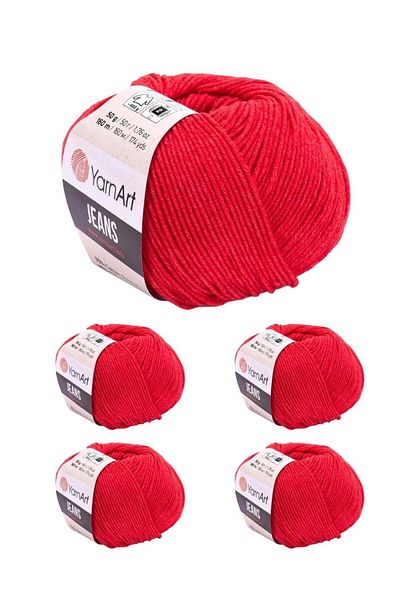 Yarnart Yarn Art Turkish Cotton Jeans Thread 5 Pieces
