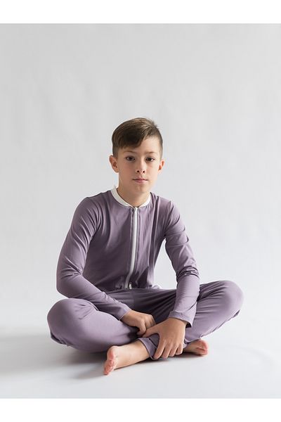 dendy Chlapecký overal pyžamový dlouhý Lilac 101/134