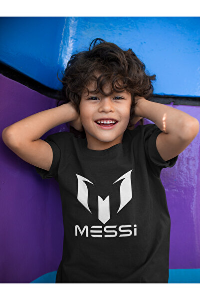 SEVBANO Παιδικό μπλουζάκι ποδοσφαιριστή με στάμπα Messi (Ηλικία 1-12)