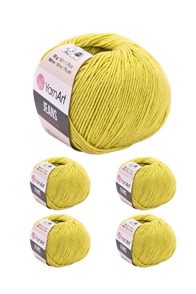 Yarnart Yarn Art Turkish Cotton Jeans Thread 5 Pieces