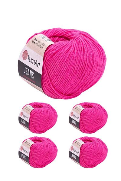 Yarnart Yarn Art Turkish Cotton Jeans Thread 5 Pieces